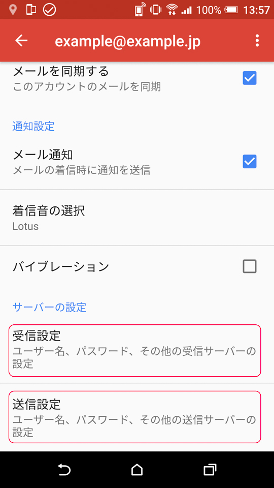 独自 設定 gmail ドメイン